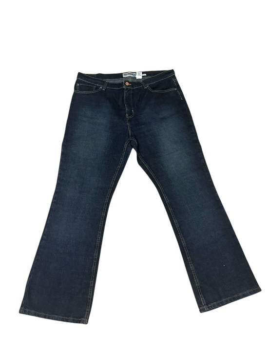 Old Navy Denim - Old Navy Dark Blue Wide Leg Flare Jeans Size 16 Short